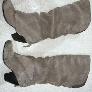 Naughty monkey suede cuffed boots 8.5
